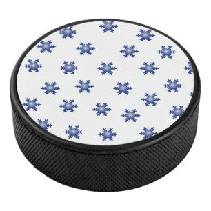 Palet De Hockey Déclenchement de plusieurs flocons bleus