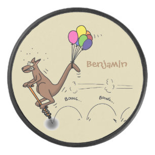 Palet De Hockey Dessin d'humour australien kangourou