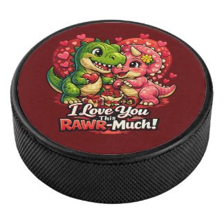 Palet De Hockey Dino Hearts Rawr Much Valentine,Couple Anniversary