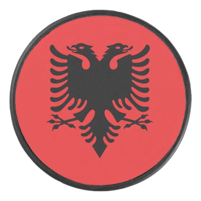 Palet De Hockey Drapeau Albanie (Devant)