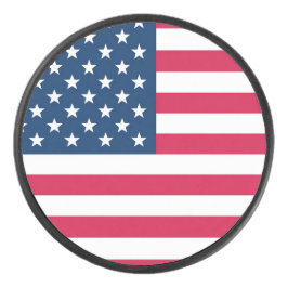 Palet De Hockey Drapeau américain