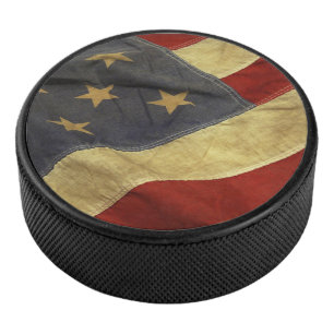 Palet De Hockey Drapeau américain