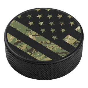 Palet De Hockey Drapeau américain du Camouflage numérique milita