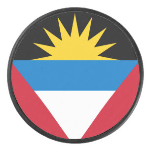 Palet De Hockey Drapeau patriotique d'Antigua-et-Barbuda