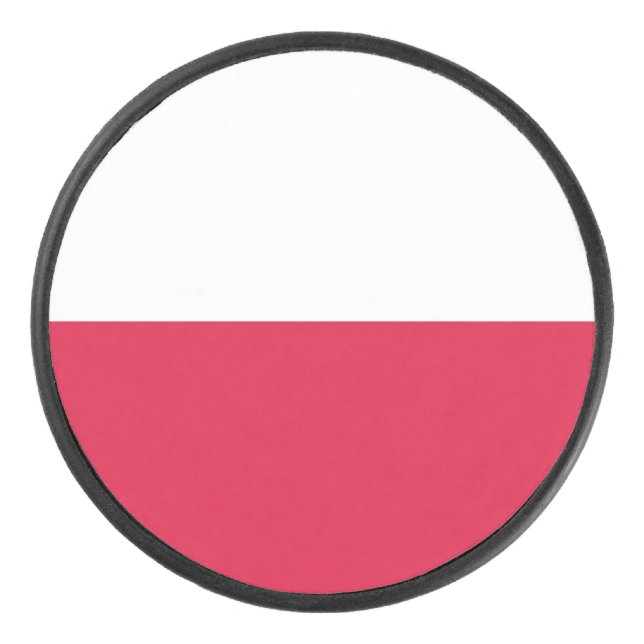 Palet De Hockey Drapeau polonais (Devant)