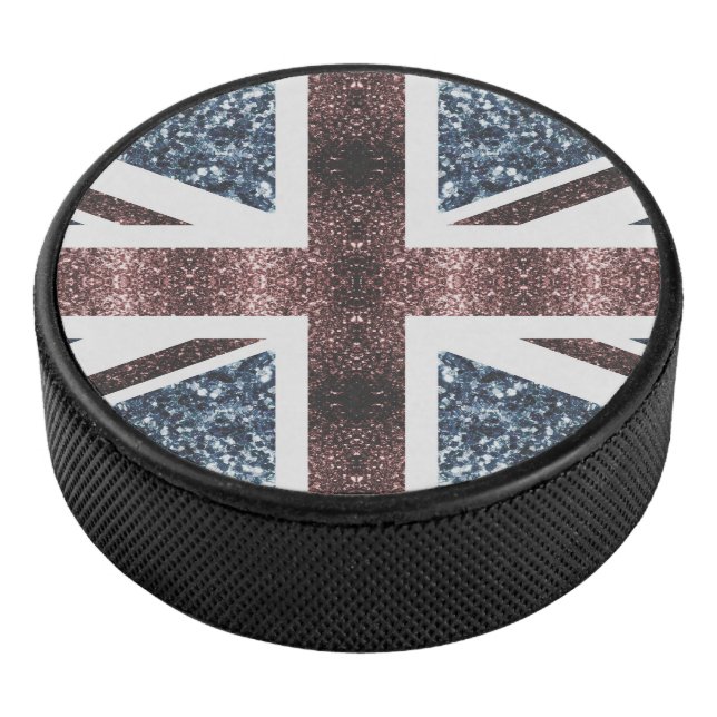 Palet De Hockey Drapeau rustique UK rouge bleu étincelants parties (3/4/2016 12:00:00 AM)