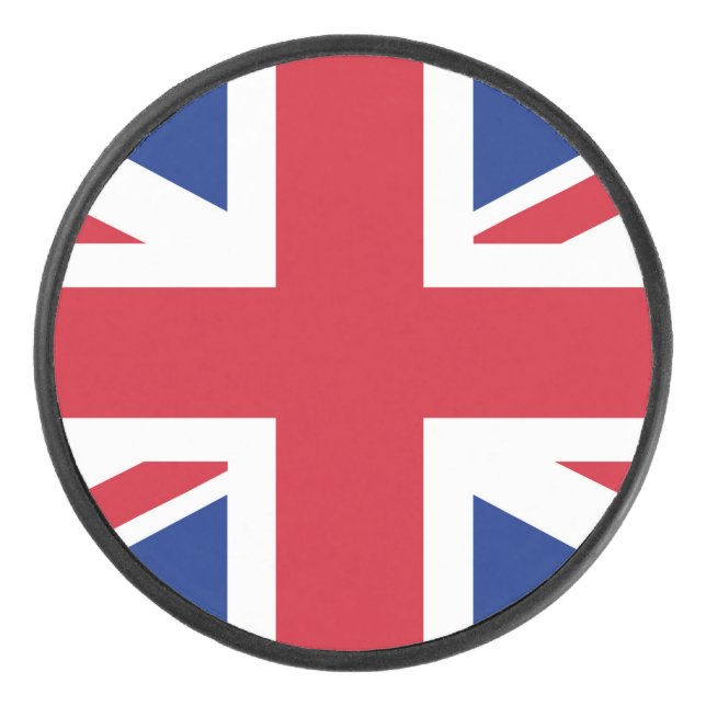 Palet De Hockey Drapeau Union Jack du Royaume-Uni (Devant)