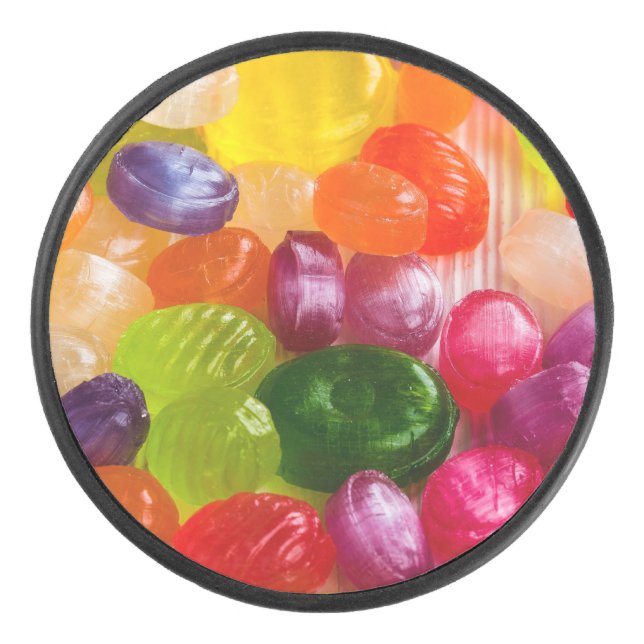 PALET DE HOCKEY DUR CANDY (Devant)