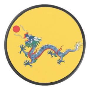 Palet De Hockey Dynastie Qing (1890-1911), drapeau de Puck