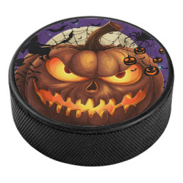 Palet De Hockey Éffrayant Halloween Citrouille Hockey Puck 🎃