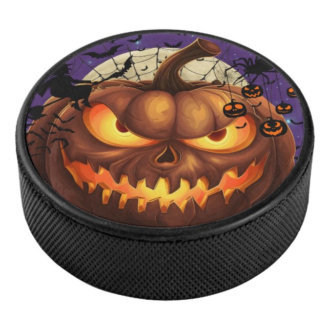 Palet De Hockey Éffrayant Halloween Citrouille Hockey Puck 🎃 (3/4/2016 12:00:00 AM)