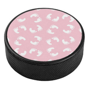 Palet De Hockey Empreintes Bébé, Pied Bébé, Marches, Fille Rose