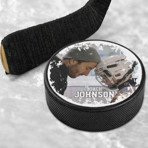 Palet De Hockey Entraîneur sportif photo de l'équipe en détresse