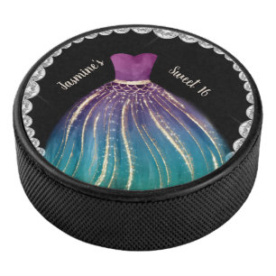 Palet De Hockey Filles Sweet 16 Ombre robe et strass