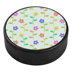 Palet De Hockey Fleurs colorées, Motif Floral, Verdure, Boho