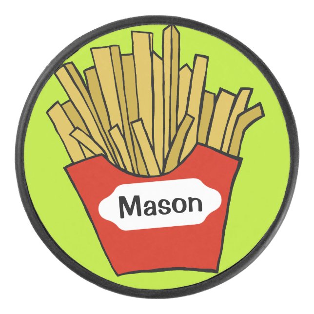 Palet De Hockey frites françaises conception personnalisée (Devant)