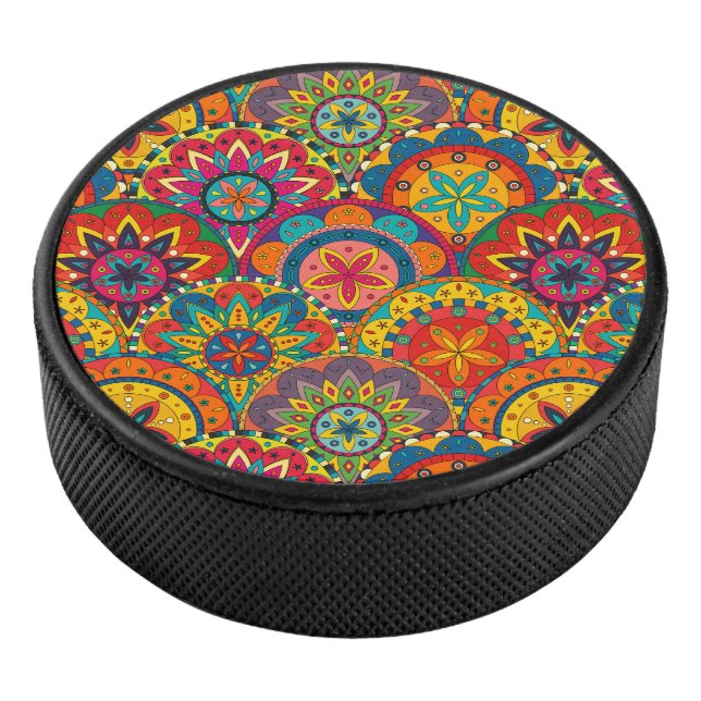 Palet De Hockey Funky Retro couleur Motif Mandala (3/4/2016 12:00:00 AM)