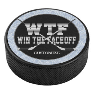 Palet De Hockey Gagnant Personnalisé Le Face-Off