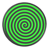 Galet d'hockey d'amusement - remous hypnotique