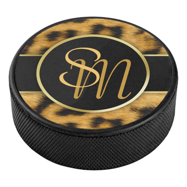 Palet De Hockey Galet d'hockey élégant de manuscrit de monogramme (3/4/2016 12:00:00 AM)
