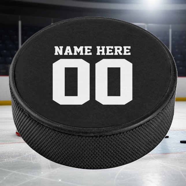 Palet De Hockey Galet d'hockey fait sur commande avec le nombre et (ice hockey puck)