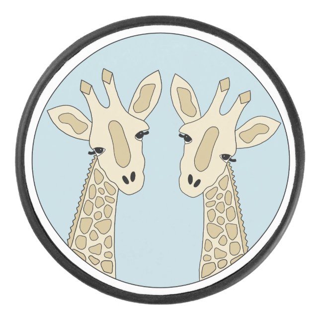 Palet De Hockey Giraffenpaar blau (Devant)