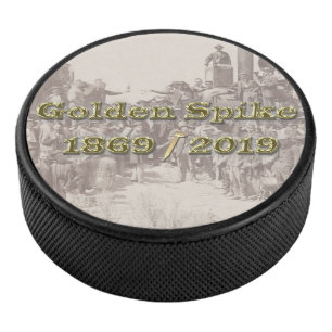 Palet De Hockey Golden Spike Transcontinental Railroad Sesquincent