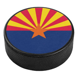 Palet De Hockey Graphique Drapeau dynamique de l'état de l'Arizona