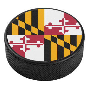 Palet De Hockey Graphique du drapeau de l'état dynamique du Maryla