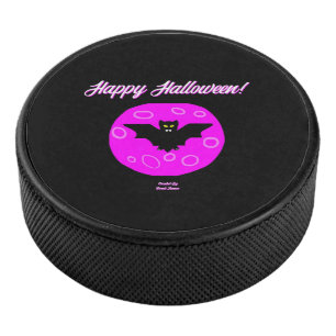 Palet De Hockey Halloween Bat Hockey Puck