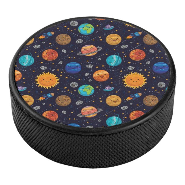 Palet De Hockey Happy Planets Hockey Puck (3/4/2016 12:00:00 AM)