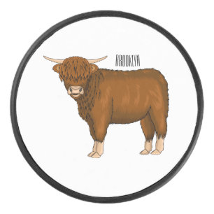 Palet De Hockey Highland cow