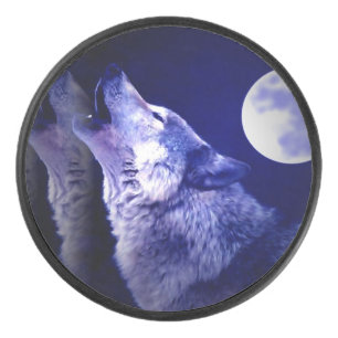 Palet De Hockey Howling Wolf