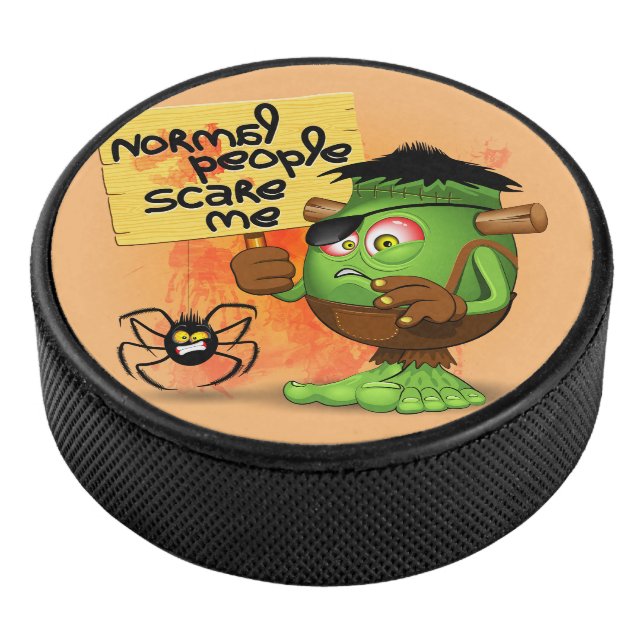 Palet De Hockey Humorous Frankenstein (3/4/2016 12:00:00 AM)