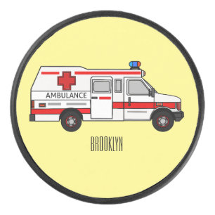 Palet De Hockey Illustration d'ambulance
