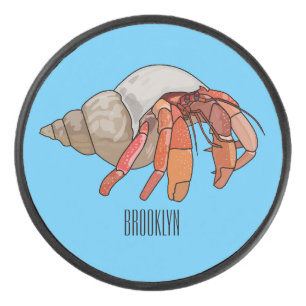 Palet De Hockey Illustration de crabe ermite