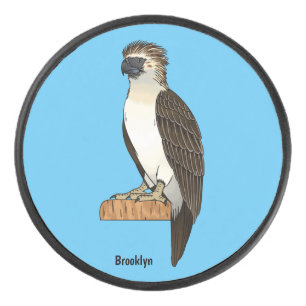 Palet De Hockey illustration de dessin animé d'aigle des Philippin