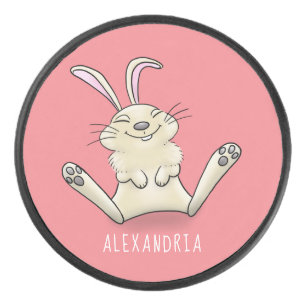 Palet De Hockey Illustration de dessin de lapin lapin mou