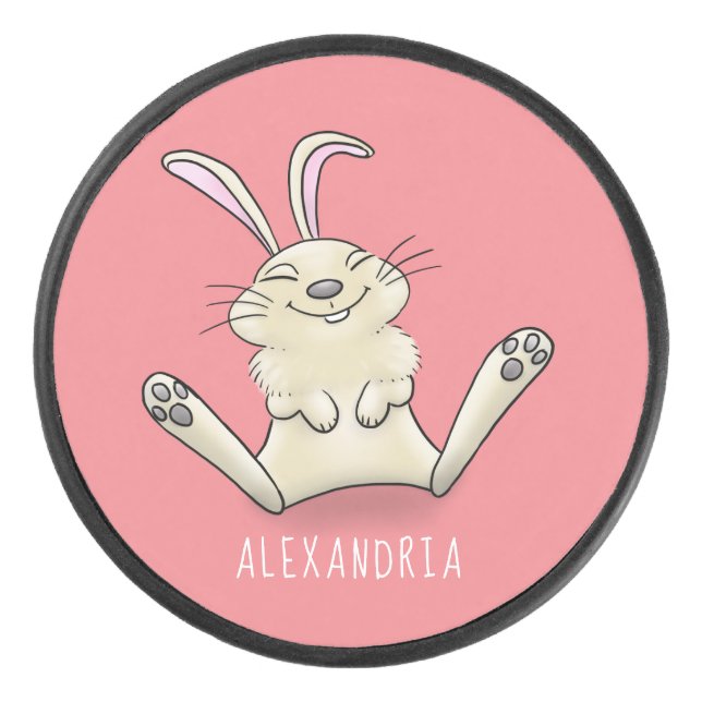 Palet De Hockey Illustration de dessin de lapin lapin mou (Devant)