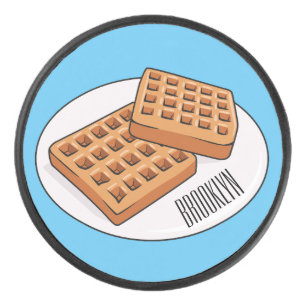 Palet De Hockey Illustration de gaufre
