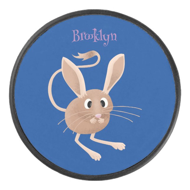 Palet De Hockey Illustration de jerboa aux longues oreilles (Devant)