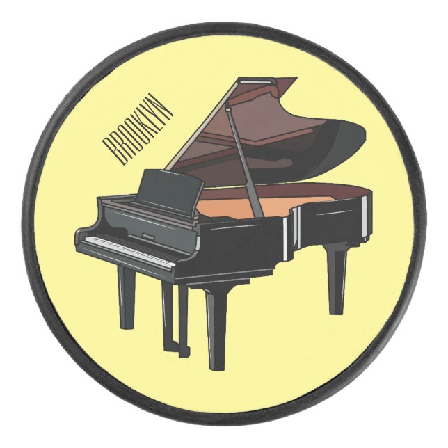 Palet De Hockey Illustration de piano (Devant)