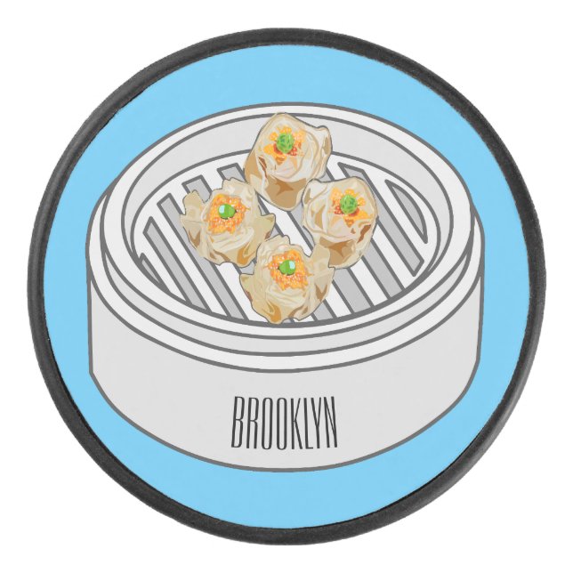 Palet De Hockey Illustration de Shumai dim sum (Devant)