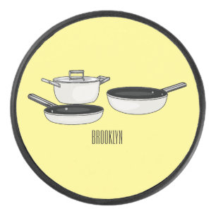 Palet De Hockey Illustration des jeux de cuisine