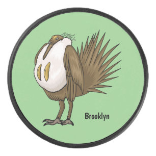 Palet De Hockey Illustration d'oiseau de tétras des armoises