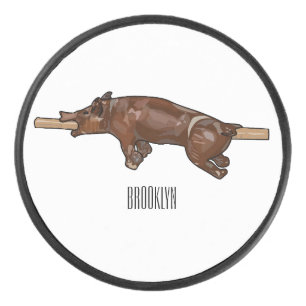 Palet De Hockey Illustration du rôti de porc / rôti de porc