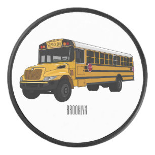 Palet De Hockey Illustration d'un autobus scolaire
