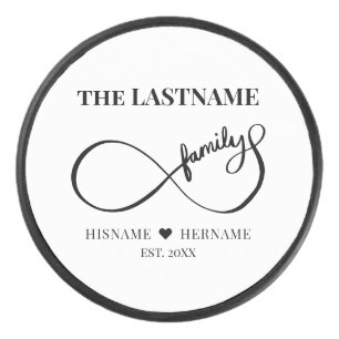 Palet De Hockey Infinity Personalized Family Name and Est. Date