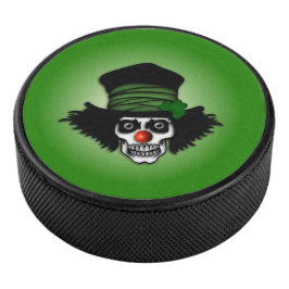 Palet De Hockey Irish Skeleton Clown Green
