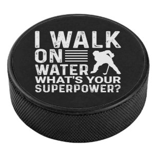 Palet De Hockey Joueur de hockey Je marche sur l'eau